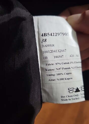 38 Beden kahverengi Renk Beymen Business 38 blazer