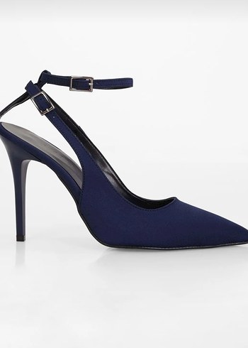 Diger Mavi Stiletto Abiye Ayakkabı - Görsel 3