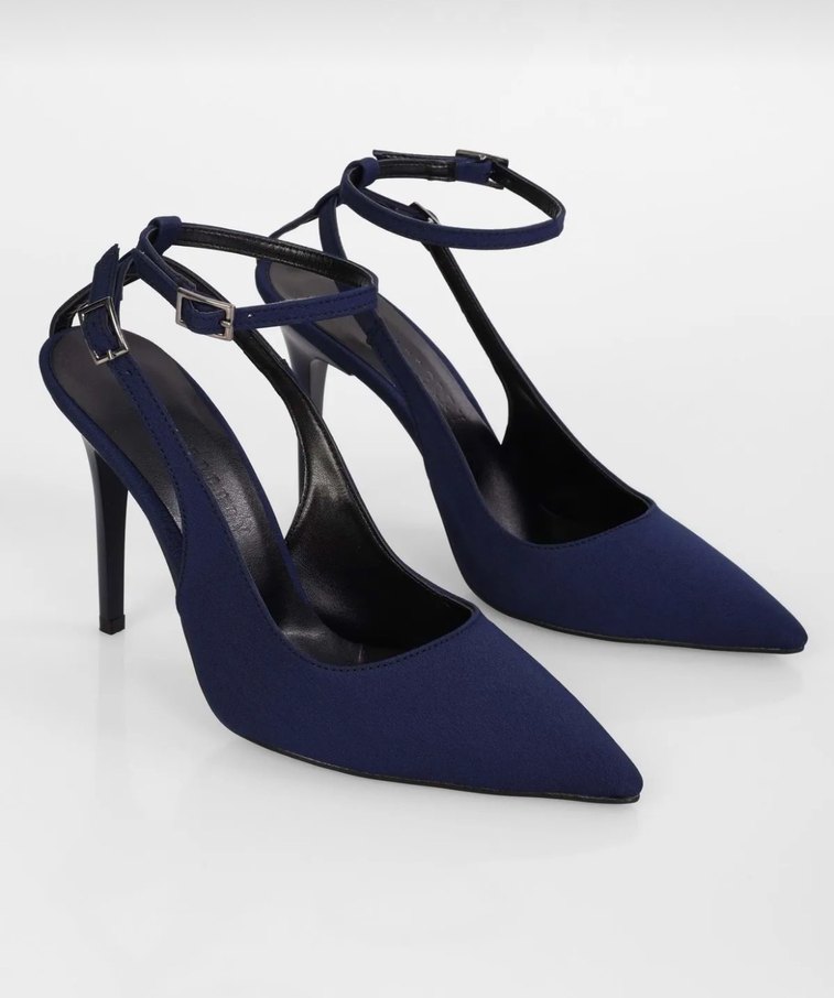 Diger Mavi Stiletto Abiye Ayakkabı - Görsel 2