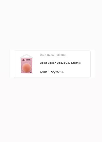 Eklips Silikon Göğüs Ucu Kapatıcı Pembe