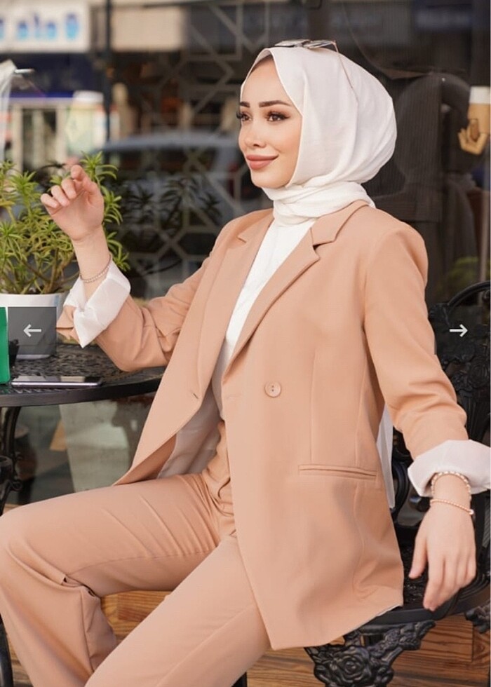 kumaş pantolon ve ceket takım - Görsel 2