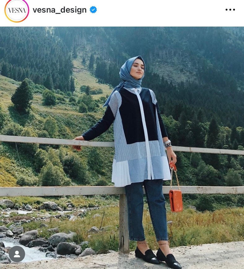 Pilili Midi Çizgili Kadın Gömlek - Görsel 2