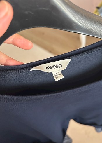 Kadın Lacivert Ekose Fırfırlı Sweatshirt - Görsel 3