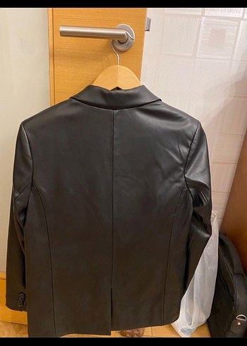 Pull&bear deri blazer - Görsel 3