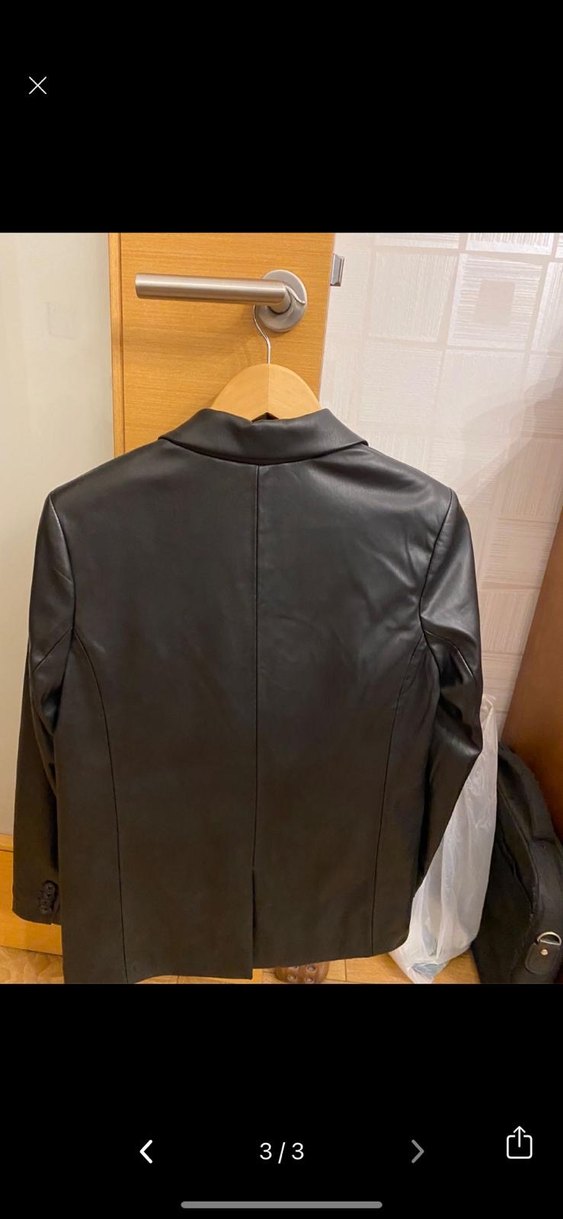 Pull&bear deri blazer - Görsel 3