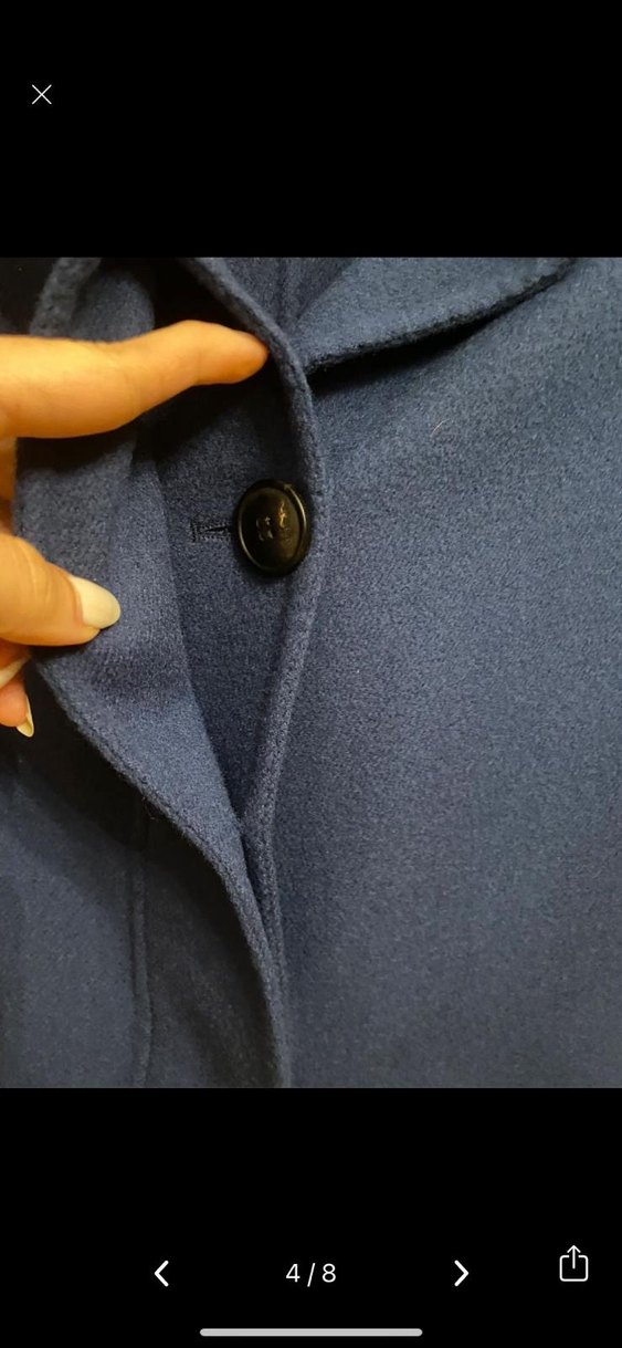 Massimo dutti ince yün kaban - Görsel 2