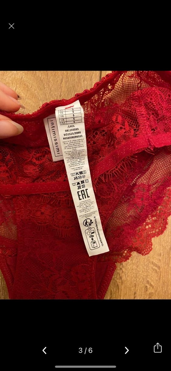 Intimissimi kırmızı takım - Görsel 4