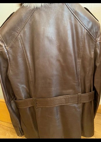 Desa kürk detaylı deri ceket - Görsel 2