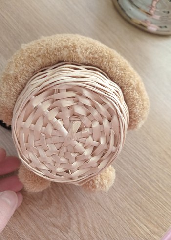 Hello Kitty Kahverengi Peluş Köpek Sepet
