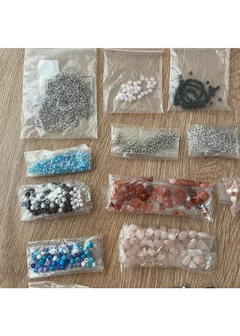 Bohem Tarzı Boncuk ve Kolye Seti - Görsel 6