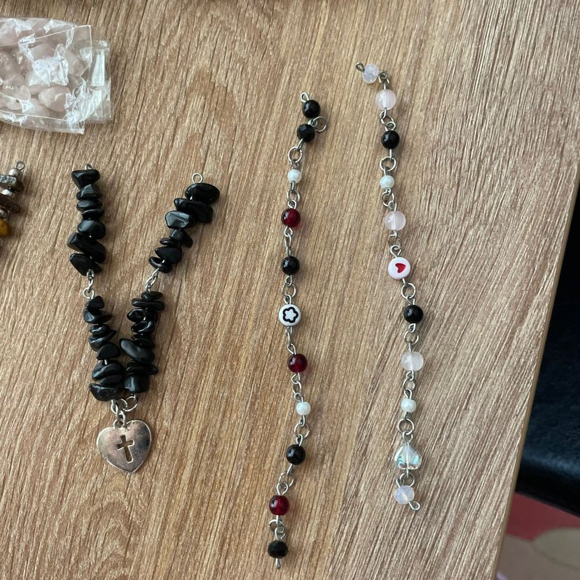 Bohem Tarzı Boncuk ve Kolye Seti - Görsel 5