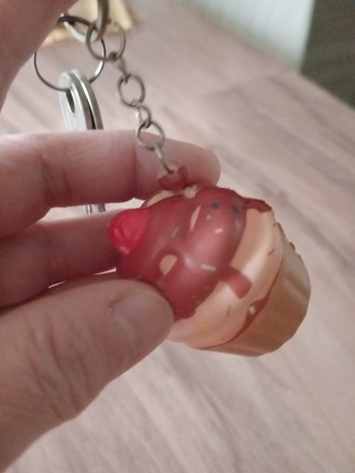 Pembe Püsküllü Kadın Anahtarlık - Görsel 4