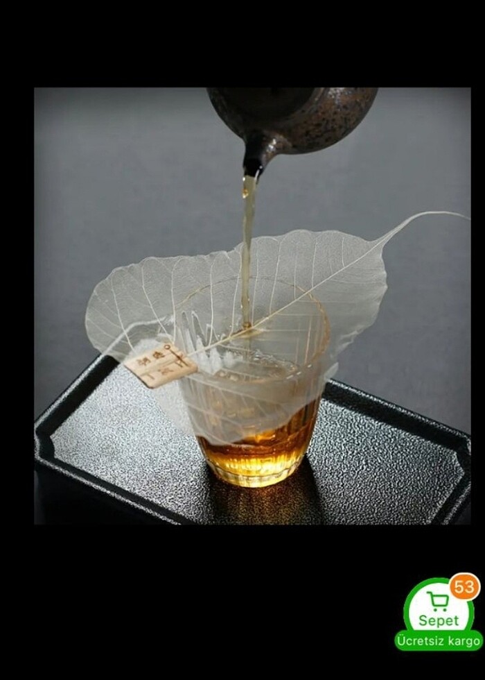 Bodhi yaprağı çay süzgeci - Görsel 2