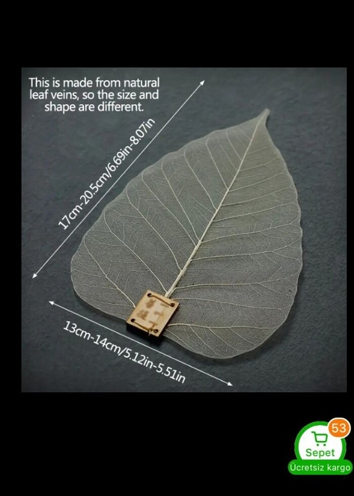 Bodhi yaprağı çay süzgeci - Görsel 3