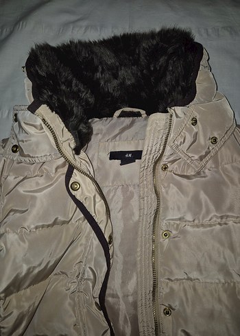 H&M Bej Kadın Kışlık Mont - Görsel 2