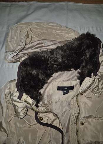 H&M Bej Kadın Kışlık Mont - Görsel 4