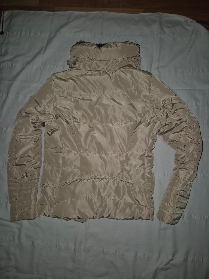 H&M Bej Kadın Kışlık Mont - Görsel 5