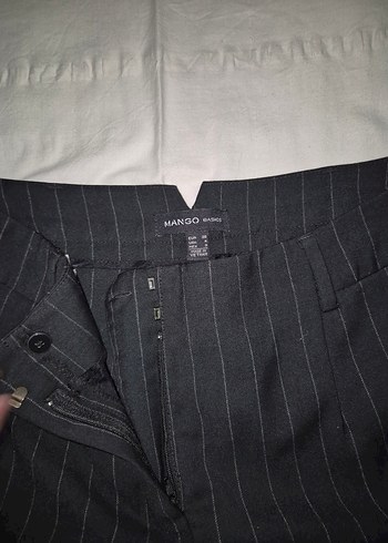 Mango Çizgili Kadın Kumaş Pantolon - Görsel 2