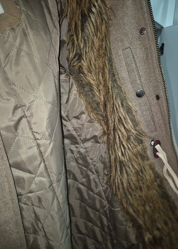 pull and bear mont parka - Görsel 5