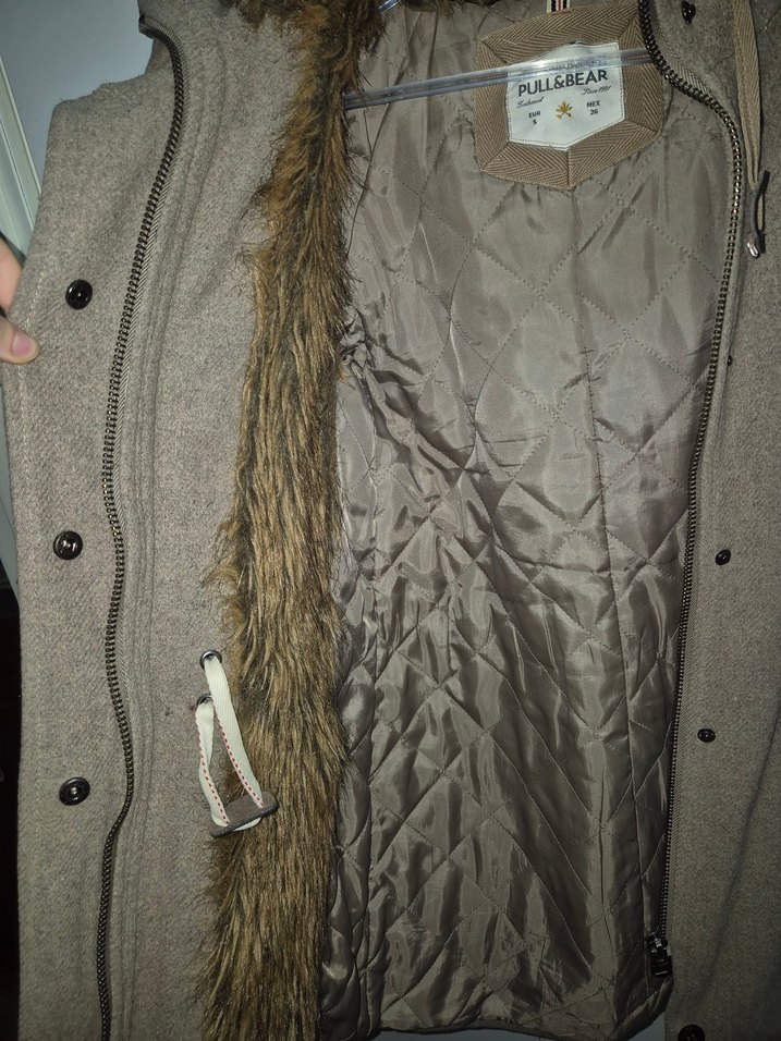 pull and bear mont parka - Görsel 4