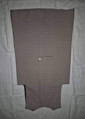 Mango Ekose Midi Triko Elbise - Görsel 4