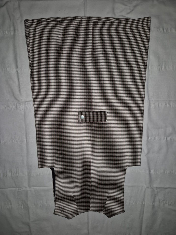 Mango Ekose Midi Triko Elbise - Görsel 4