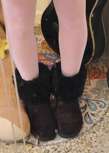 Kahverengi Kürklü Kadın ugg