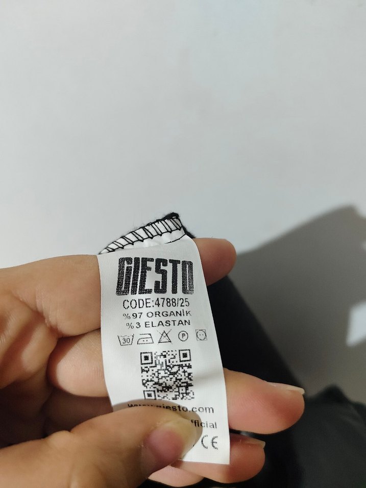 Düğmeli Siyah Deri Ceket - Görsel 3