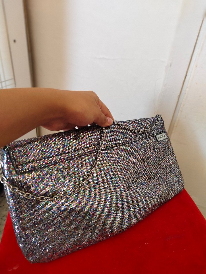 Parlak Kadın Portföy Çanta - Görsel 3