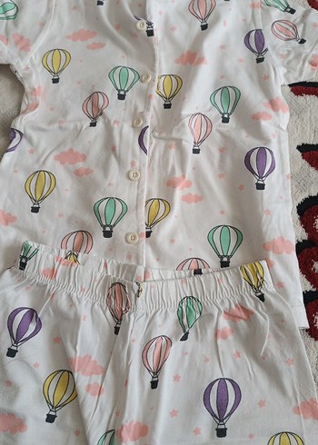 LC Waikiki Pamuklu Renkli Balon Desenli Çocuk Pijama Takımı