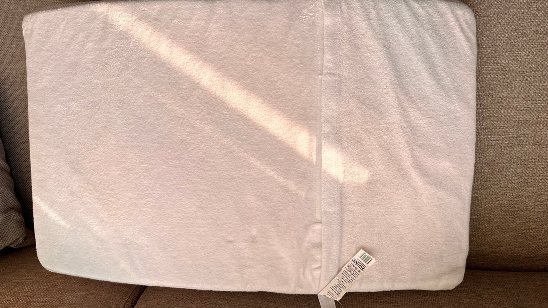 Beyaz Bebek Uyku Destek Seti Reflü yatağı - Görsel 5