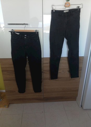 2tn Siyah Kadın Dar Kesim Kot Pantolon