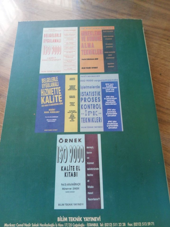 ISO 9000 Kalite El Kitabı - Bilim Teknik Yayınevi - Görsel 2