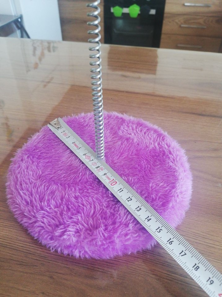 Renkli Tüylü Kedi Oyuncağı ve Tırmalama - Görsel 4