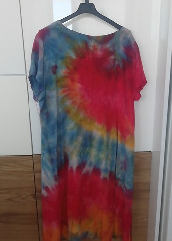 Renkli Batik Desenli etnik elbise - Görsel 3