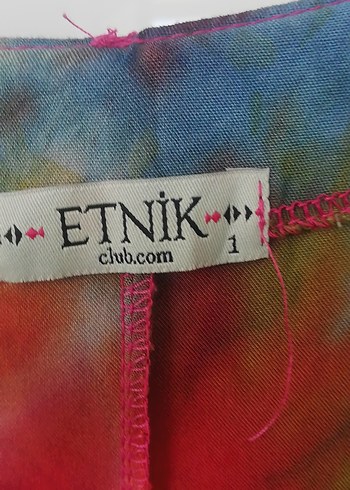 Renkli Batik Desenli etnik elbise - Görsel 2