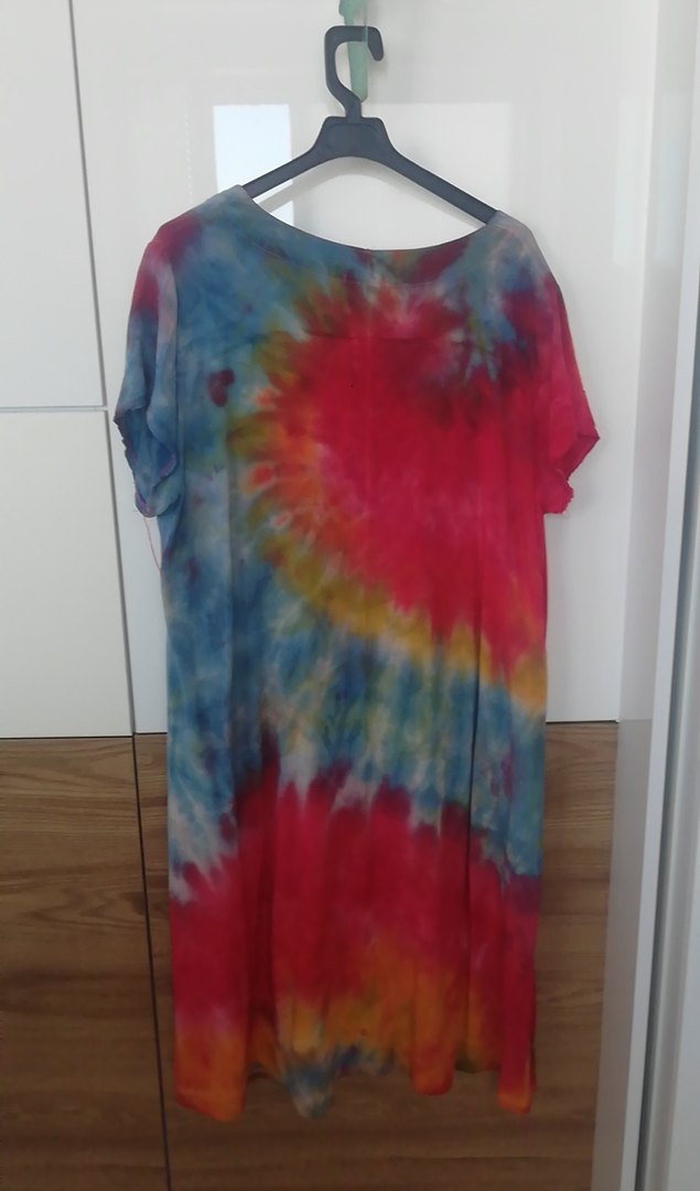 Renkli Batik Desenli etnik elbise - Görsel 3