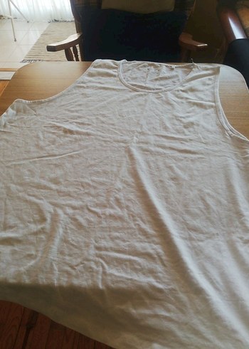 3xl Beden Erkek Beyaz Bol Kesim Atlet