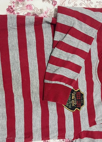 Erkek Çocuk Uzun Kollu Çizgili Tişört - Görsel 2