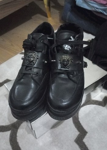 Siyah Kemerli Erkek Gotik Bot - Görsel 5