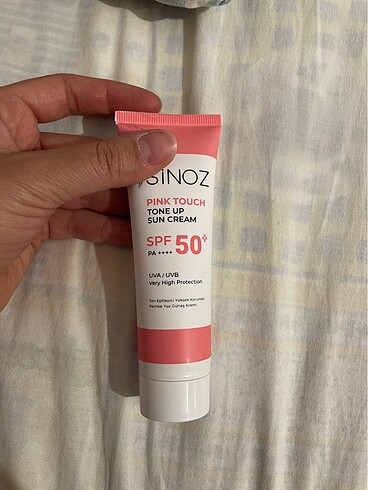 Sinoz tone up spf50 pa++++ güneş kremi