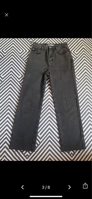 s Beden zara yüksek bel straight jean