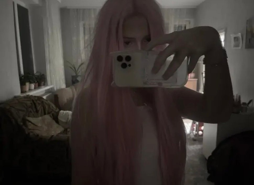 Cosplay Pembe Lolita Peruk  - Görsel 2