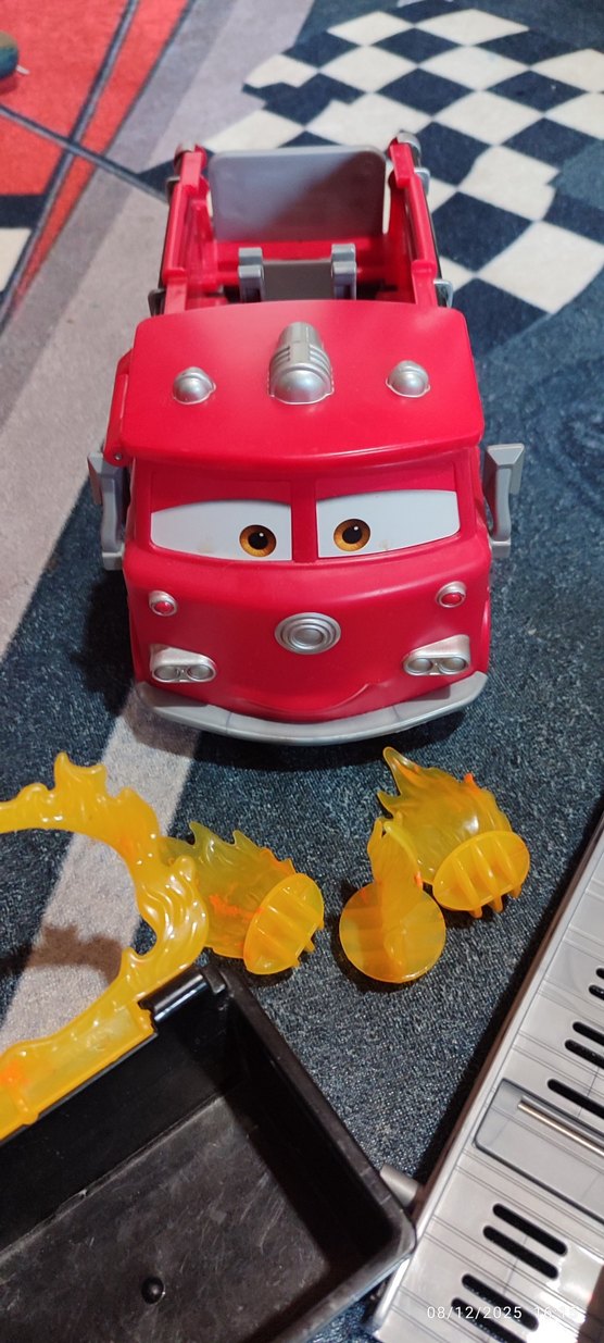 cars su sıkan itfaiye büyük red - Görsel 5