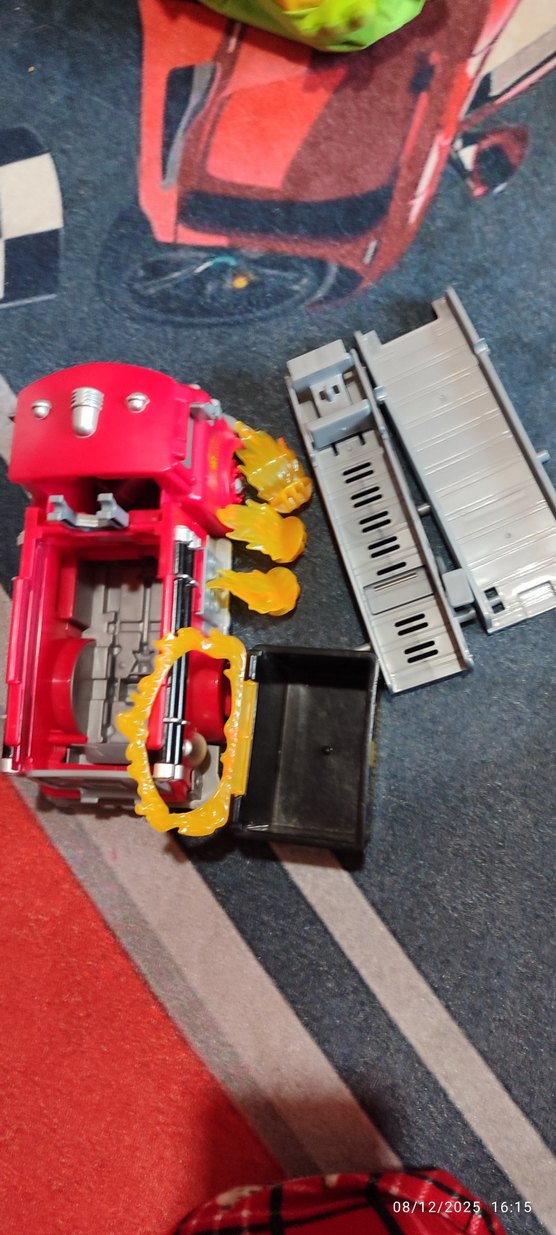 cars su sıkan itfaiye büyük red - Görsel 2