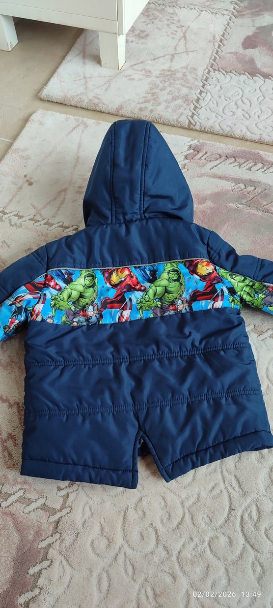 Kapüşonlu Fermuarlı Erkek Çocuk Ceketi - Görsel 4