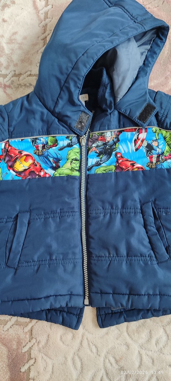 Kapüşonlu Fermuarlı Erkek Çocuk Ceketi - Görsel 5