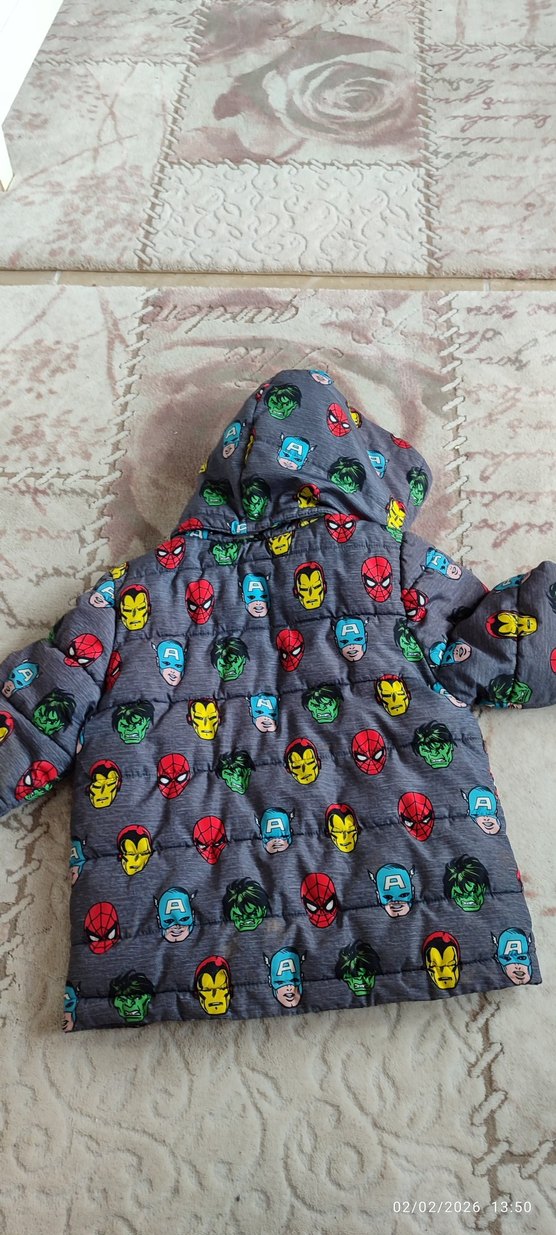 avengers erkek çocuk mont - Görsel 5