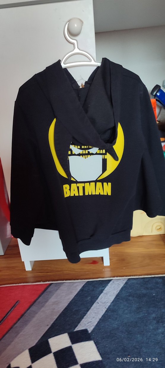 batman hırka sweatshirt çocuk - Görsel 2