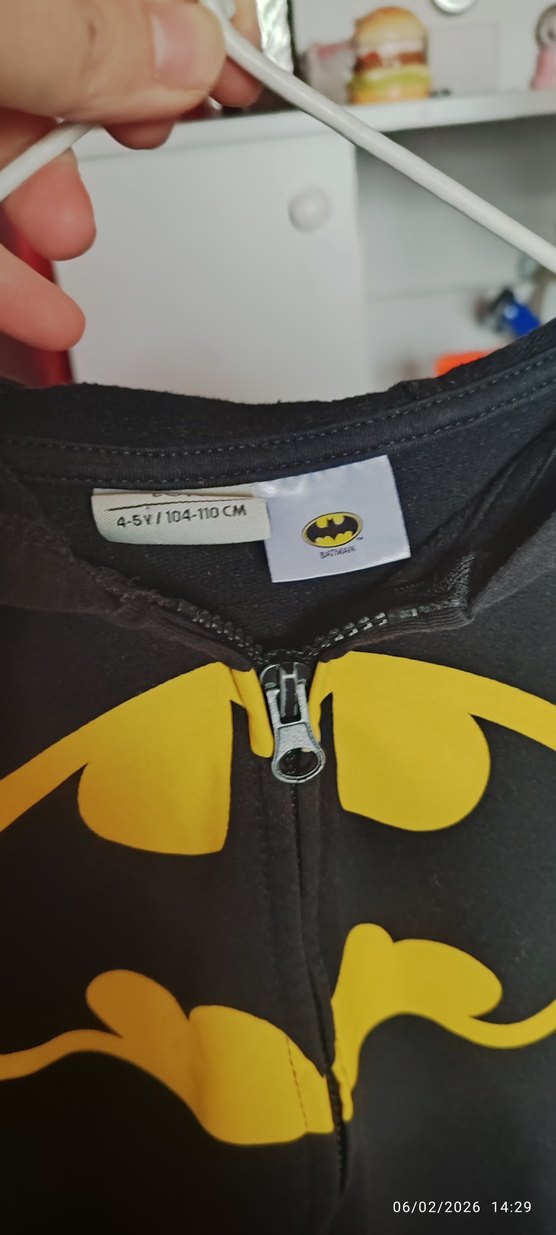 batman çocuk sweatshirt hırka - Görsel 2
